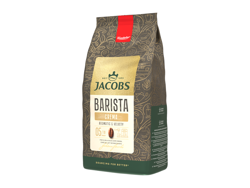 Jacobs Barista Espresso – zrnková káva, 4 x 1000 g x 1 - right