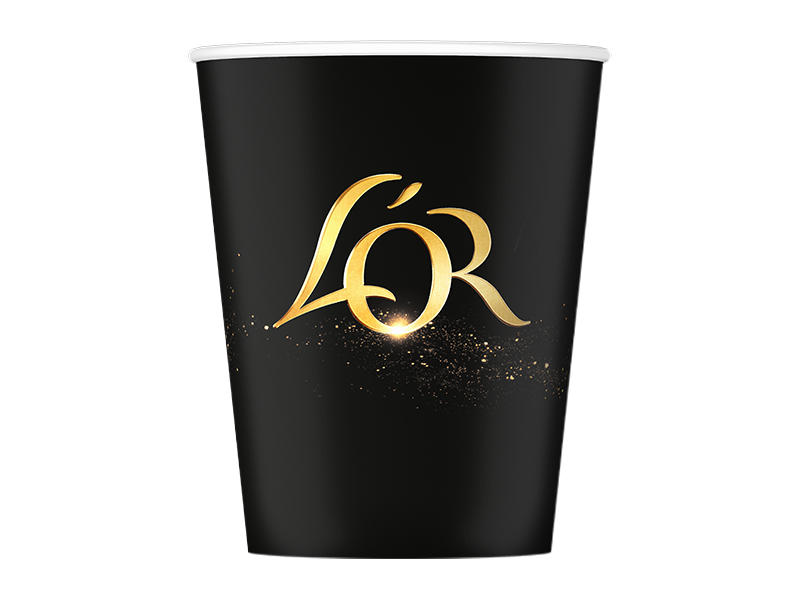 L'OR papírový kelímek - velká velikost - front