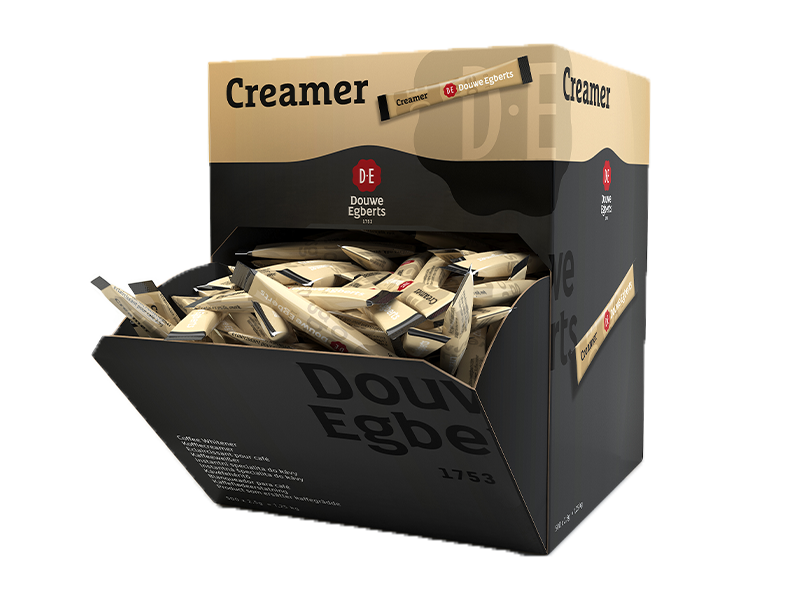 Douwe Egberts Smetana – jednoporcová, 500 x 2,5 g x 1 - open box