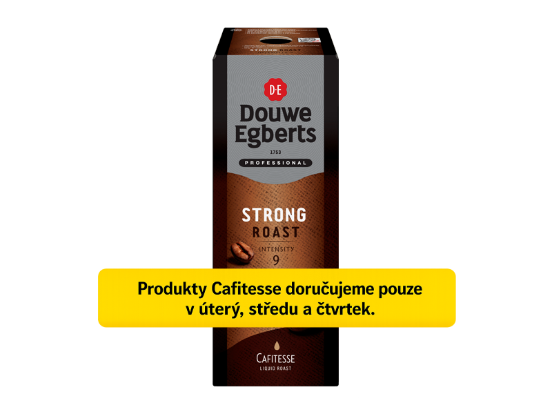 Douwe Egberts Cafitesse Strong Roast - kávová náplň, 2 x 1,25 l x 1 - front