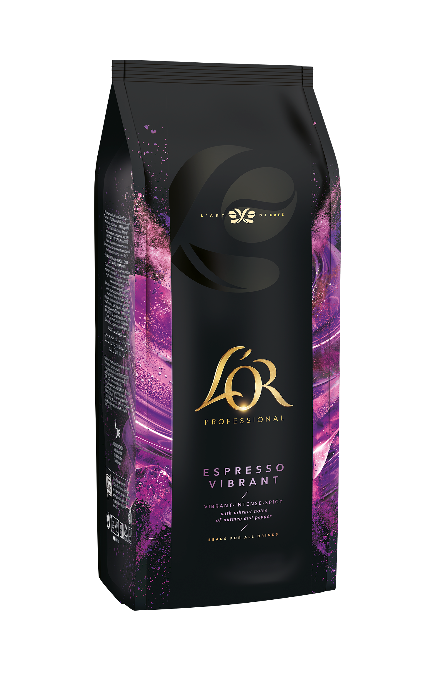 L'OR Espresso Vibrant - zrnková káva, 6 x 1 kg x 1 - left
